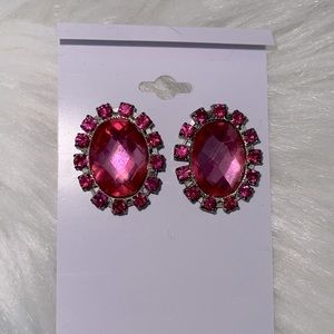 light pink earrings